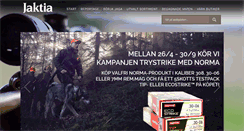 Desktop Screenshot of jaktia.se