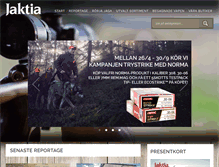 Tablet Screenshot of jaktia.se